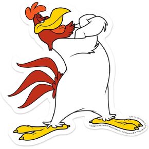 Paper House Productions Looney Tunes Foghorn Leghorn Die-Cut 3.5" Vinyl Sticker