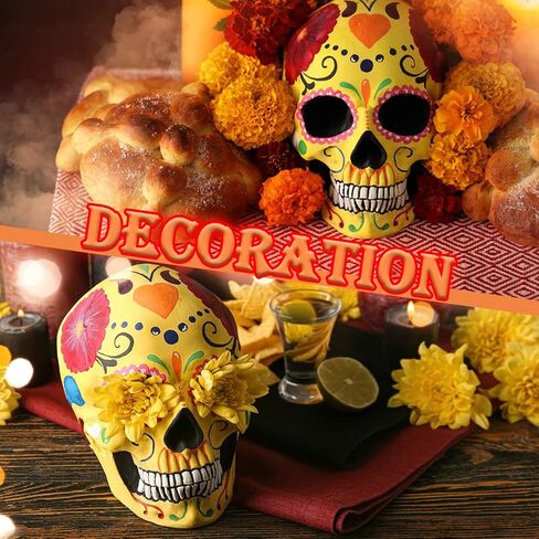 Skull Silicone Mold, 3D Skull Molds for Resin with 3PCS Small Skull Epoxy Resin Mold Easy Demolding for Candle, Soap Making, Home Decor, Outdoor, Resin Casting Art Crafts in Kuwait