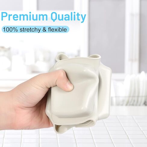 3 عبوات من قوالب السيليكون المصنوعة يدويًا من GYHTOO، 4 قوالب تذوب الشمع، قوالب صابون لصنع الصابون - متضمنة بشكل دائري وبيضاوي ومستطيل، مثالية لصابون الحليب، وشموع الرائحة لصنع قوالب in Kuwait