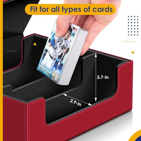 حافظة بطاقات لبطاقات التداول، صندوق تخزين البطاقات يحمل أكثر من 1800 بطاقة ذات أكمام واحدة، صناديق بطاقات قائد إغلاق مغناطيسي من جلد البولي يوريثان، حاملات بطاقات سحرية مناسبة لبطاقات الألعاب والبطاقات الرياضية (أسود وأخضر) in Kuwait