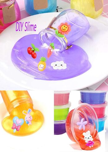 40 pcs Slime Charms Mix Lot 3D Candy Flower Bow Crown Fruit Animal Resin Flatback Slime Bead Button Supply for DIY Scrapbooking Embellishment, Phonecover Hair Clip Jewelry Craft Accessory in Kuwait