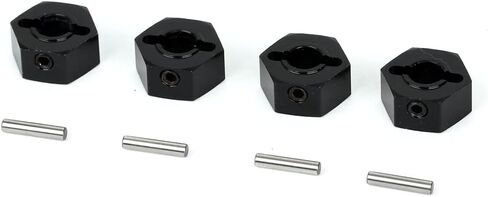 محور عرافة من الألومنيوم بالتحكم عن بعد طراز CNC من ONERC 12 مم 4 قطع سداسية المحور SCX10 AX10 SCX10 II RC in Kuwait