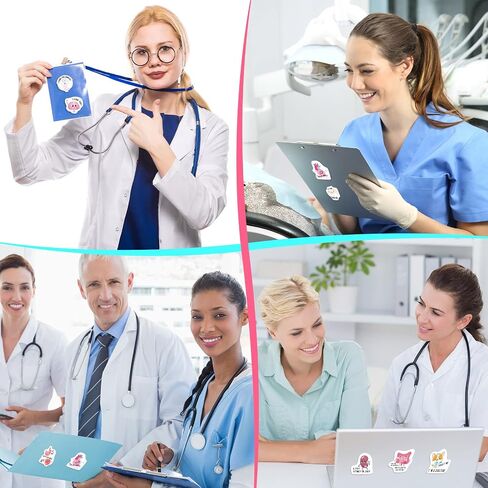 400 قطعة من ملصقات التمريض، ملصقات مضحكة للممرضات، ملصقات طبية تحت عنوان التمريض، ملصقات الطلاب، ملحقات الممرضات لزجاجات المياه، ومغلفات الكمبيوتر المحمول، ومستلزمات أسبوع الممرضات (نابضة بالحياة) in Kuwait