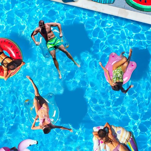 مجموعة من 2 طوف استلقاء قابل للنفخ في حمام السباحة، مفرش سرير هوائي لحمام السباحة لحفلات الصيف in Kuwait