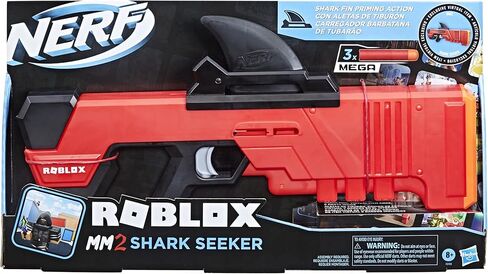 Nerf Roblox MM2 Shark Seeker Dart Blaster Shark Fin Action 3 Mega Darts Code to Activate Virtual in-Game Item F2489EU4 in Saudi Arabia