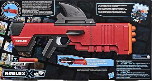 Nerf Roblox MM2 Shark Seeker Dart Blaster Shark Fin Action 3 Mega Darts Code to Activate Virtual in-Game Item F2489EU4 in Saudi Arabia