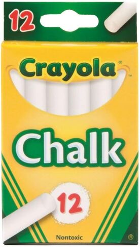 Crayola White Chalk 12 Ea (Pack of 6) in Saudi Arabia