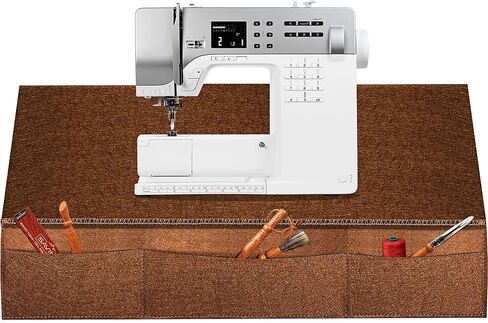 حصيرة Savina كاتم الصوت لآلات الخياطة - وسادة لباد لتقليل الاهتزازات ومنع الحركة والانزلاق - حصيرة تقليل ضوضاء الطاولة مع جيوب - ملحقات أدوات الخياطة (حصيرة طاولة من اللباد) in Kuwait