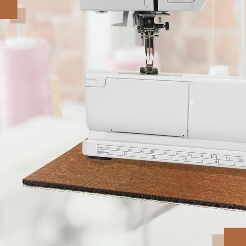 حصيرة Savina كاتم الصوت لآلات الخياطة - وسادة لباد لتقليل الاهتزازات ومنع الحركة والانزلاق - حصيرة تقليل ضوضاء الطاولة مع جيوب - ملحقات أدوات الخياطة (حصيرة طاولة من اللباد) in Kuwait