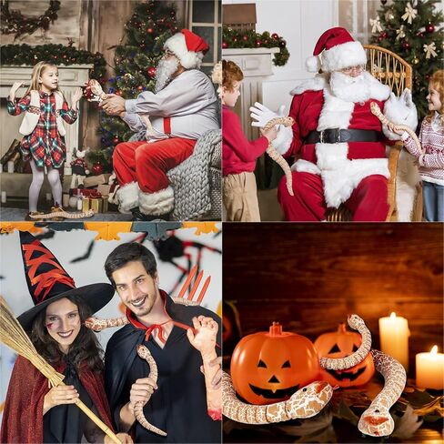 لعبة ثعبان Ufurty Rely2016 واقعية للتحكم عن بعد RC ثعبان محاكاة سريعة الحركة وهمية أفعى الجرسية لعبة روبوتية تعمل بالبطارية وحدة تحكم بيض الثعبان USB قابلة لإعادة الشحن لعبة خدعة مخيفة للأطفال in Kuwait