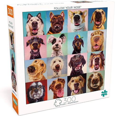 Buffalo Games - Follow Your Nose - 300 Large Piece Jigsaw Puzzle Multicolor, 18"L X 18"W in Saudi Arabia