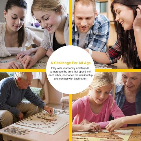 Jigsaw Puzzles 1000 Pieces for Adults - Paris Jigsaw Puzzle with Letters on Back - Premium Cardboard Perfect Interlocking Clear Printing（28×20In） in Saudi Arabia