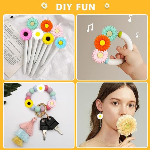 20 قطعة حبة البؤري سيليكون لطيف فضفاض الخرز الإكسسوارات DIY بها بنفسك سلاسل المفاتيح سوار قلادة أقلام الحبل صنع (غرزة) in Saudi Arabia