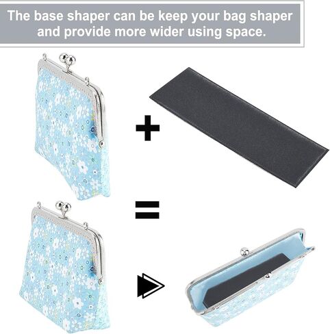 PH PandaHall 10pcs 7.8×3 Inch Bag Base Shaper Black Durable Plastic Sheet Rectangle Handbag Bottom Shaper Thickened Soft Bag Liner Board for Tote Purse Handbag Crossbody Bag Backpack, 1.5mm Thick in Saudi Arabia