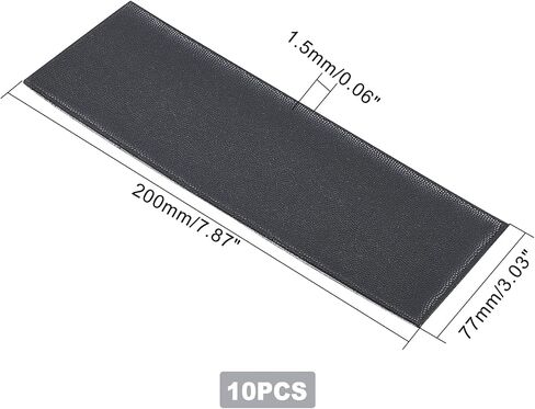 PH PandaHall 10pcs 7.8×3 Inch Bag Base Shaper Black Durable Plastic Sheet Rectangle Handbag Bottom Shaper Thickened Soft Bag Liner Board for Tote Purse Handbag Crossbody Bag Backpack, 1.5mm Thick in Saudi Arabia