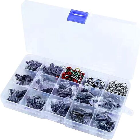 Aluminum RC Car Repair Work Stand Repair Tool Set 360 Degree Rotation and 610PCS RC Screws Kit for 1/8 1/10 1/12 1/16 1/18 RC Car Truck Scale Crawler (RC Work Stand+ RC Screws Kit) in Saudi Arabia