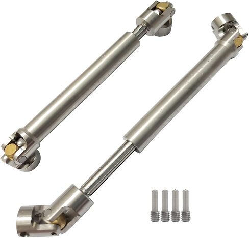 AMOGOT 2 قطعة مهاوي محرك الفولاذ المقاوم للصدأ 92-125 مللي متر لـ 1/10 RC الزاحف Trx4 SCX10 الشبح محوري SCX10II كابرا D90 TF2 Redcat Gen7 in Kuwait