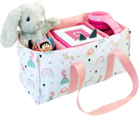 Fireheart Family Carrying Case Compatible with Toniebox | Nylon Carrying Case | Waterproof Storage for Tonies Box, Tonie Figures, Headphones | 11.5 in. x 5.5 in. x 5.5 in. | Easy for Travel in Saudi Arabia
