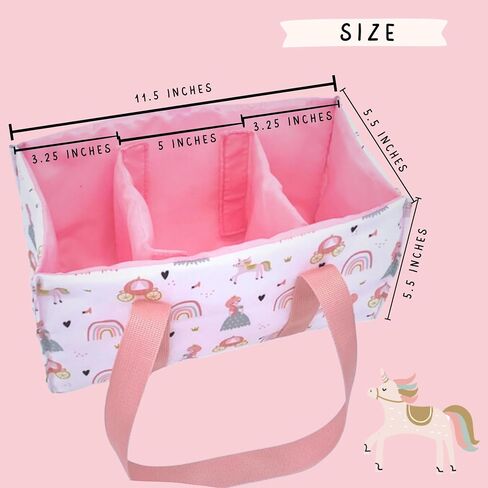 Fireheart Family Carrying Case Compatible with Toniebox | Nylon Carrying Case | Waterproof Storage for Tonies Box, Tonie Figures, Headphones | 11.5 in. x 5.5 in. x 5.5 in. | Easy for Travel in Saudi Arabia