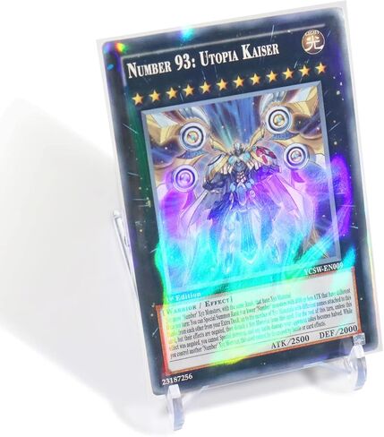 100 قطعة من أكمام البطاقات ثلاثية الأبعاد تناسب تمامًا واقي بطاقة ygo مقاس ياباني بأكمام صغيرة (61 × 88 مم، قوس قزح) in Kuwait