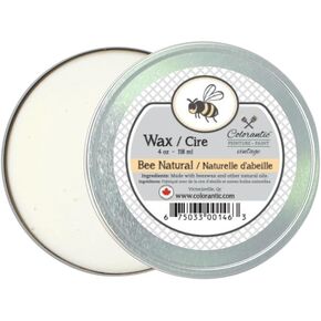 Colorantic | Furniture Antiquing Brown Dark Wax Beeswax Waxes Paste Polishing for Chalk Based Paint | Wood Craft Art DIY (4 oz, Brown)