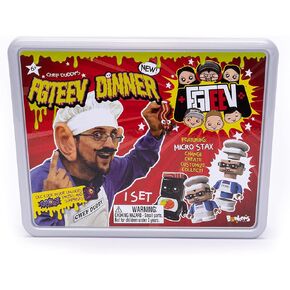 FGTeeV – Chef Duddy Dinner - Filled with Surprises Including Gurkey Turkey Gravy Putty, and 4 Food-Themed Micro STAX Figures – Change, Create, Customize, Collect in Kuwait