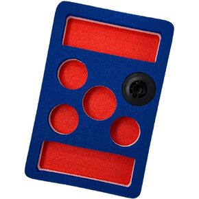 SOWKT Floating Drink Holder for Pools and Hot Tubs with Grommet - Foam Pool Drink Floats - Holds up to 4 Drinks and Multiple Snacks - Puncture-Proof and UV Resistant