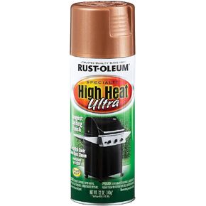 Rust-Oleum 241169-3PK High Heat Ultra Spray Paint, 12 oz, Black, 3 Pack in Kuwait