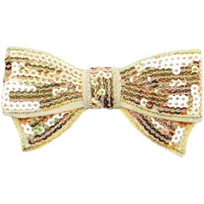 Expo International 3-D Mini Bowtie Sequin Patches/Appliques, Gold in Kuwait