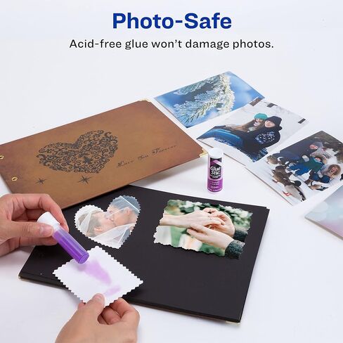 Avery Glue Stick Value Pack Disappearing Purple Color, Washable, Nontoxic, 0.26 oz. Permanent Glue Stic, 18pk (98079) in Kuwait