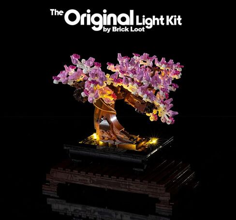 بريك لوت مجموعة اضاءة LED فاخرة فقط لشجرة بونساي النباتية الخاصة بك 10281 (ملاحظة: الموديل غير متضمن) in Kuwait