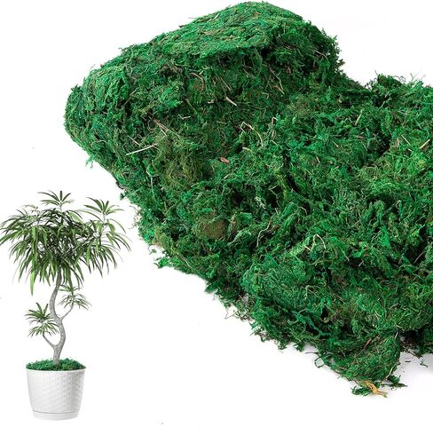 Alphatool 35OZ Large Capacity Fake Moss for Crafts - Artificial Moss for Potted Plants Indoor, Faux Fresh Green Moss Decor for Micro-Landscape Terrarium in Kuwait