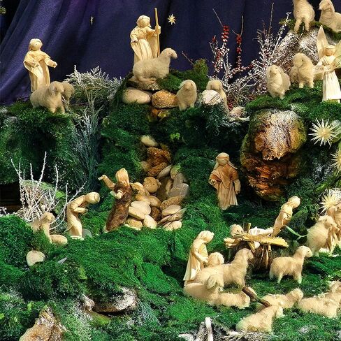 Alphatool 35OZ Large Capacity Fake Moss for Crafts - Artificial Moss for Potted Plants Indoor, Faux Fresh Green Moss Decor for Micro-Landscape Terrarium in Kuwait