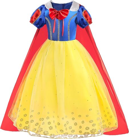 isswya Snow White Costume for Girls Princess Snow White Dress for Kids Halloween Christmas Party Cosplay Outfits 2-10Y in Saudi Arabia