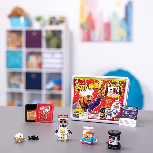 FGTeeV – Chef Duddy Dinner - Filled with Surprises Including Gurkey Turkey Gravy Putty, and 4 Food-Themed Micro STAX Figures – Change, Create, Customize, Collect in Kuwait