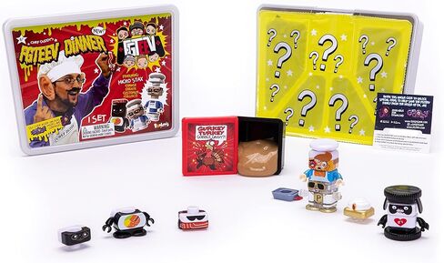 FGTeeV – Chef Duddy Dinner - Filled with Surprises Including Gurkey Turkey Gravy Putty, and 4 Food-Themed Micro STAX Figures – Change, Create, Customize, Collect in Kuwait