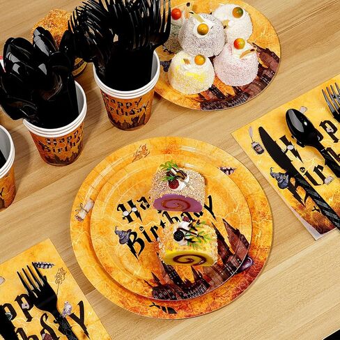 لوازم حفلات أعياد الميلاد من الساحر السحري، مجموعة ديكور مناديل عيد الميلاد السعيدة، أطباق ورقية للاستعمال مرة واحدة، أكواب مناديل وسكاكين وشوك لتزيين حفلات أعياد الميلاد للأطفال، خدمة 25 in Kuwait