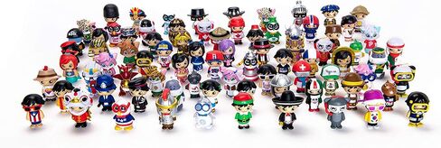 Ryan’s World Tour Suitcase, 12 Country Themed Mystery Micro Figures With Matching Stickers, Exclusive Vehicle, Educational Passport Book, Display Stands To Show Off Collection, Storage Suitcase in Kuwait