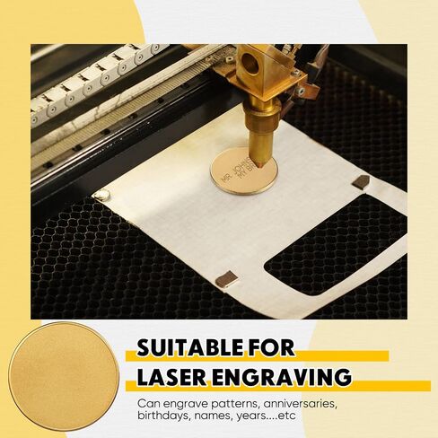 Yinkin 20 Pieces Blank Coin Threaded Edged 40 mm with Acrylic Protection Box Laser Engravable Pattern for DIY Crafts Engraving Travel Birthday Commemorative Collection (Gold, Silver, Red Bronze) in Saudi Arabia