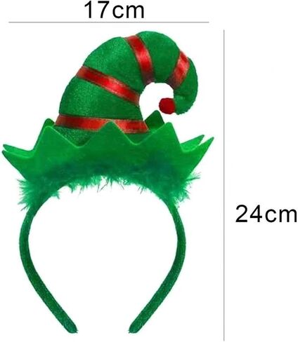 Wgudzpj عيد الميلاد قزم Headbands القبعات سانتا قزم عقال أغطية الرأس مع أجراس لعيد الميلاد ازياء التبعي الطرف in Kuwait