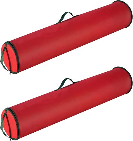 حقيبة تخزين ورق تغليف الهدايا من Elf Stor، بقطر 9 بوصة × طول 40 بوصة، يمكن أن تناسب ما يصل إلى 25 لفة، باللون الأخضر in Kuwait