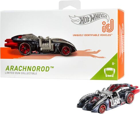 Hot Wheels id Vehicle Arachnorod Embedded NFC Chip Uniquely Identifiable 1:64 Scale Ages 8 and Older​ [Amazon Exclusive] in Saudi Arabia
