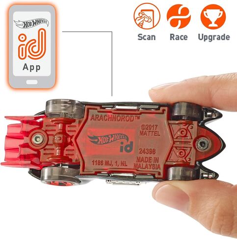 Hot Wheels id Vehicle Arachnorod Embedded NFC Chip Uniquely Identifiable 1:64 Scale Ages 8 and Older​ [Amazon Exclusive] in Saudi Arabia