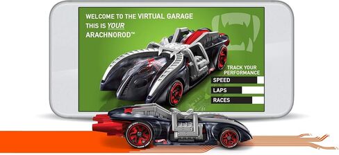 Hot Wheels id Vehicle Arachnorod Embedded NFC Chip Uniquely Identifiable 1:64 Scale Ages 8 and Older​ [Amazon Exclusive] in Saudi Arabia