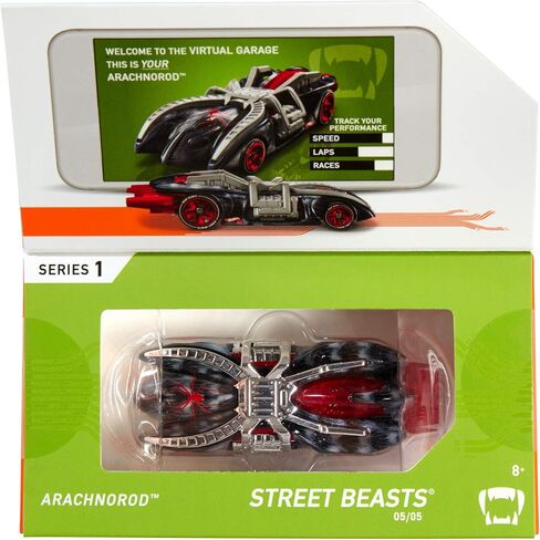 Hot Wheels id Vehicle Arachnorod Embedded NFC Chip Uniquely Identifiable 1:64 Scale Ages 8 and Older​ [Amazon Exclusive] in Saudi Arabia