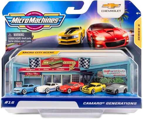 Micro Machines 2021 Series 5 World Pack #16 Camaro Generations 5-Pack in Kuwait