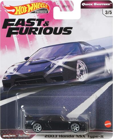 هوت ويلز سيارة هوندا 2003 NSX Type-R بمقياس 1:64 من فاست اند فيوريوس، العاب للاطفال من سن 3 سنوات فما فوق، العاب للاولاد (GJR80) in Saudi Arabia