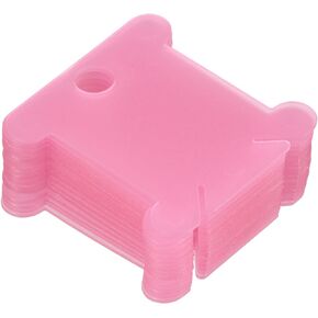 PATIKIL Plastic Floss Bobbins, 300 Pack Thread Cards Cross Cotton for Craft DIY Sewing Storage Case Embroidery, Blue