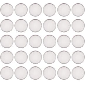 UNICRAFTALE Stainless Steel Pendant Cabochon Settings Flat Round Cabochon Blank Bezel Pendant Trays Metal Pendant Blank for DIY Earring Necklace Jewelry Making 10x2mm
