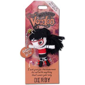 Watchover Voodoo - String Voodoo Doll Keychain – Novelty Voodoo Doll for Bag, Luggage or Car Mirror - Derby Voodoo Keychain, 5 inches in Kuwait